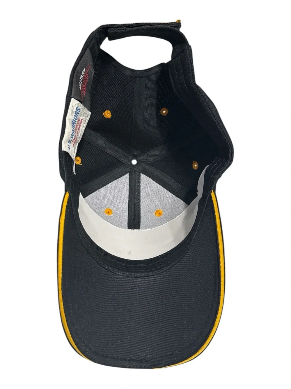 U.S. Army Black Cap with Gold Embroidery